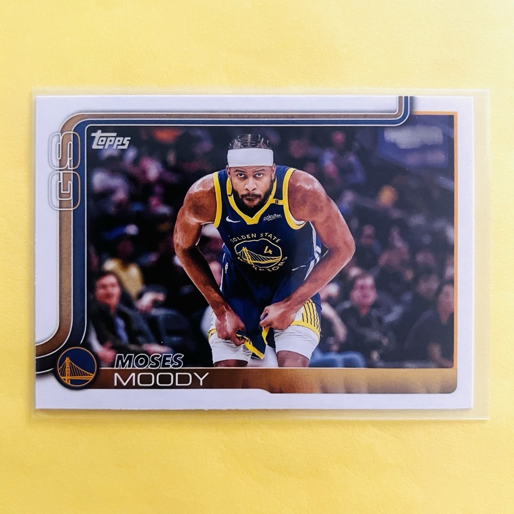 2025-26 Topps Flagship Moses Moody #140 Golden State Warriors‎ Base